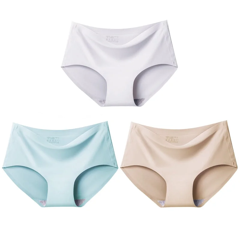 Meet'r 3Pcs/lot Seamless Panty Set Underwear Female Comfort Intimates Female Low-Rise Briefs G String Lingerie Drop Shipping