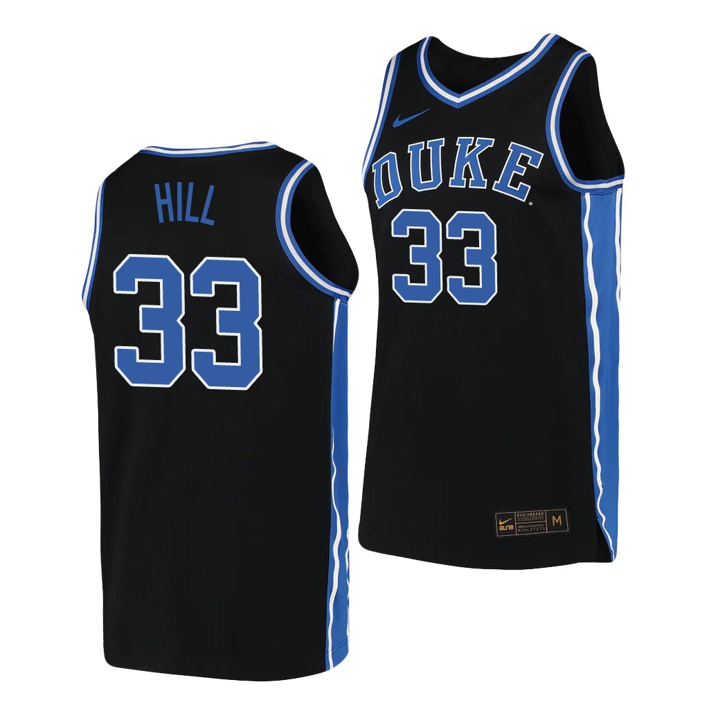 Duke Blue Devils Grant Hill Black -20 College Jersey mysite