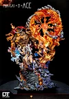 Great Flame Commandment: Flame Emperor, Portgas D. Ace with LED - ONE PIECE Resin Statue - DT-Studios
