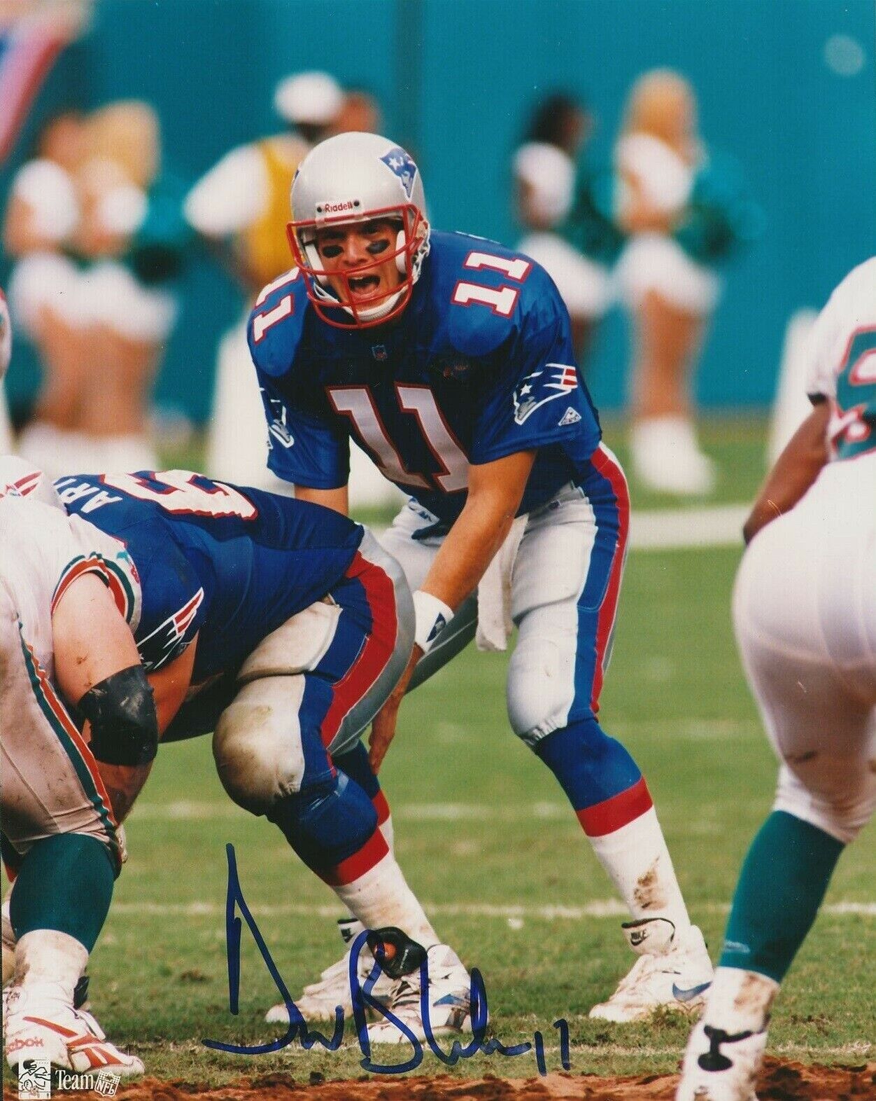 Drew Bledsoe Autographed Signed 8x10 Photo Poster painting ( Patriots ) REPRINT