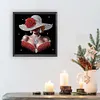 &Eacute;l&eacute;gante peinture diamant en forme de lady_special-30*30cm