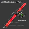 Aluminum Alloy High-Precision Multi-Function Angle Ruler 90 Bend Ruler Triangle Ruler Movable Angle Ruler Right Angle Ruler To Measure Woodworking Level