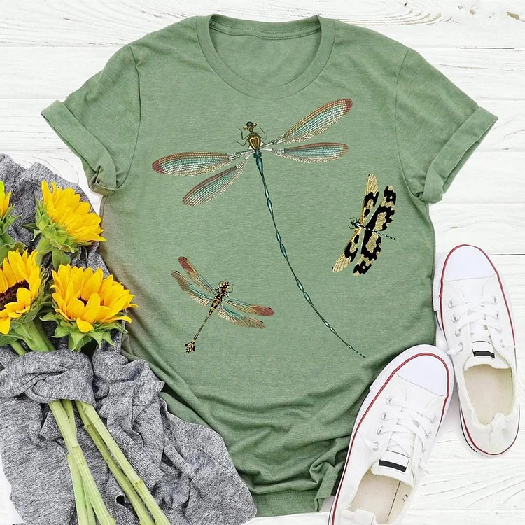 dragonfly insect T-shirt Tee -04087-Annaletters