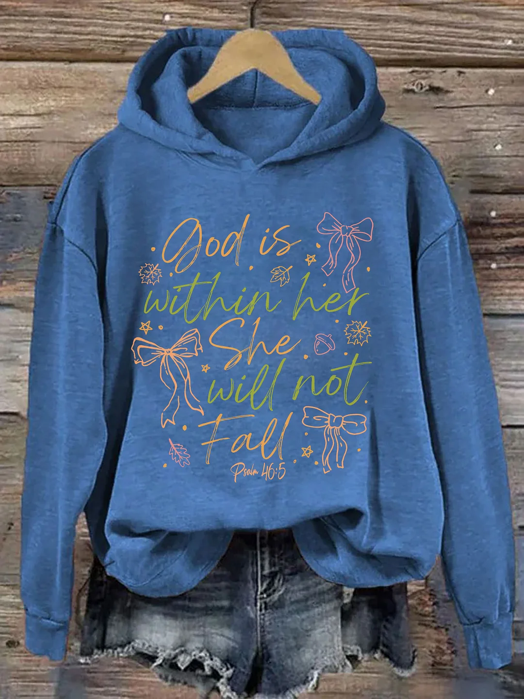 God Is Within Her She Will Not Fall Hoodie