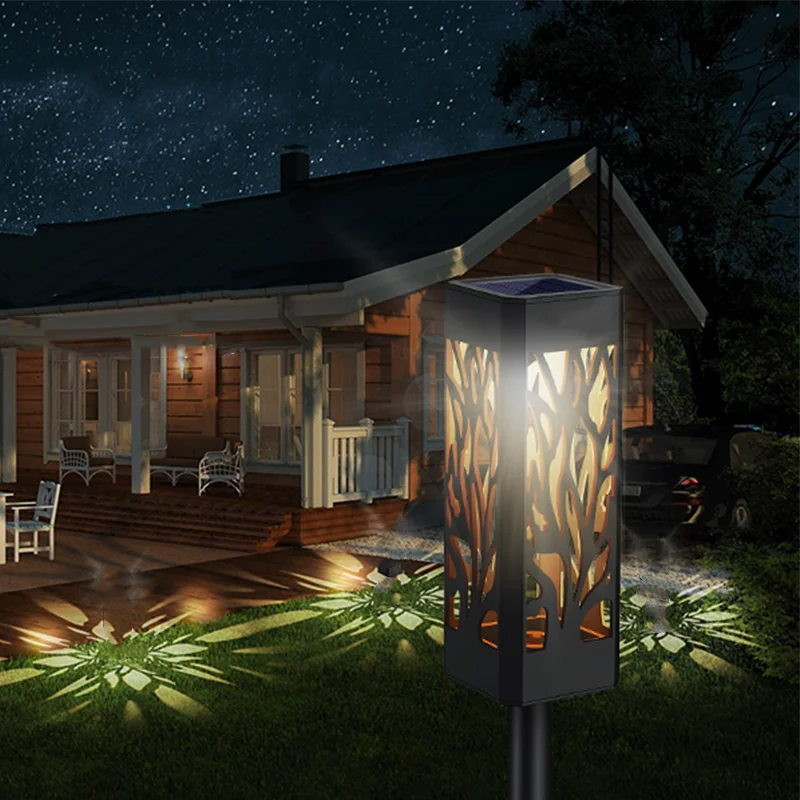Solar Powered LED Garden Lights, Waterproof Solar Pathway Lights  Outdoor Garden decor For Yard