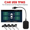 USB Android TPMS Auto Security Temperature Alarm System for Car Radio DVD Player