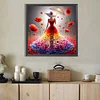 Diamond Painting -DIY Round Drill Poppy Girl(40x40cm)
