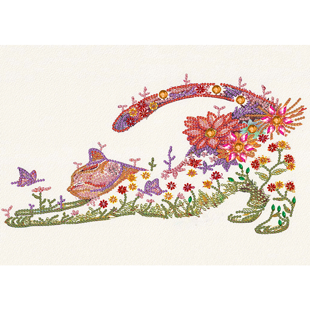 

Lazy Cat - Special Shaped Diamond Painting - 40*30CM, 501 Original