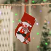 Christmas gift bag candy bag Santa Claus socks decoration Christmas tree pendant