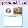 6Pcs DIY Diamond Painting Greeting Card Set with Envelopes Crystal Painting Art Greeting Cards for Beginner Adult Holiday Gifts