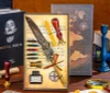 Mechanical quill pen stationery literary retro wax seal set