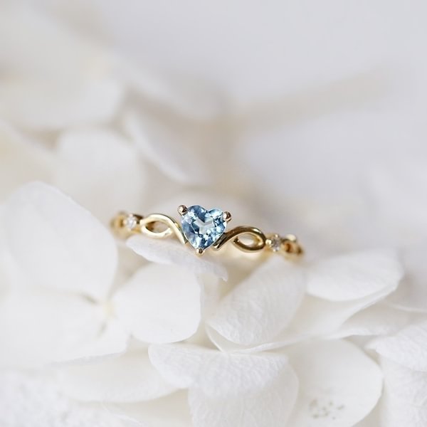 Simple Heart Ring For Women Female Cute Finger Rings Romantic Birthday Gift For Girlfriend Fashion Zircon Stone Jewelry - Shop Trendy Women's Fashion | TeeYours