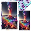 (40*70cm)Colorful Volcanic Eruption - Full Round Drill Diamond Painting