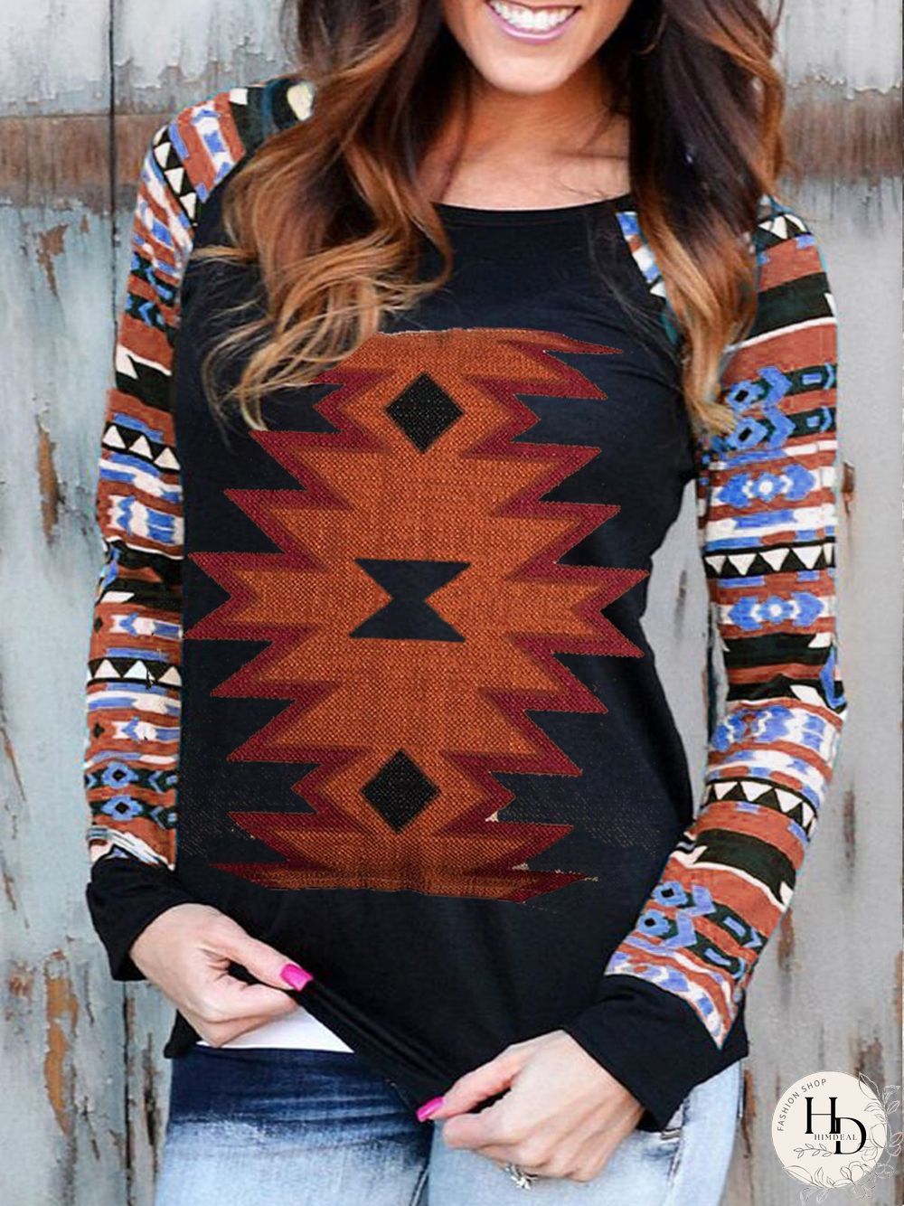 Geometric Casual T-shirt