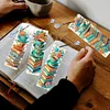 (US Local)4Pcs Diamond Painting Bookmarks Diamond Art Bookmarks Craft Kit