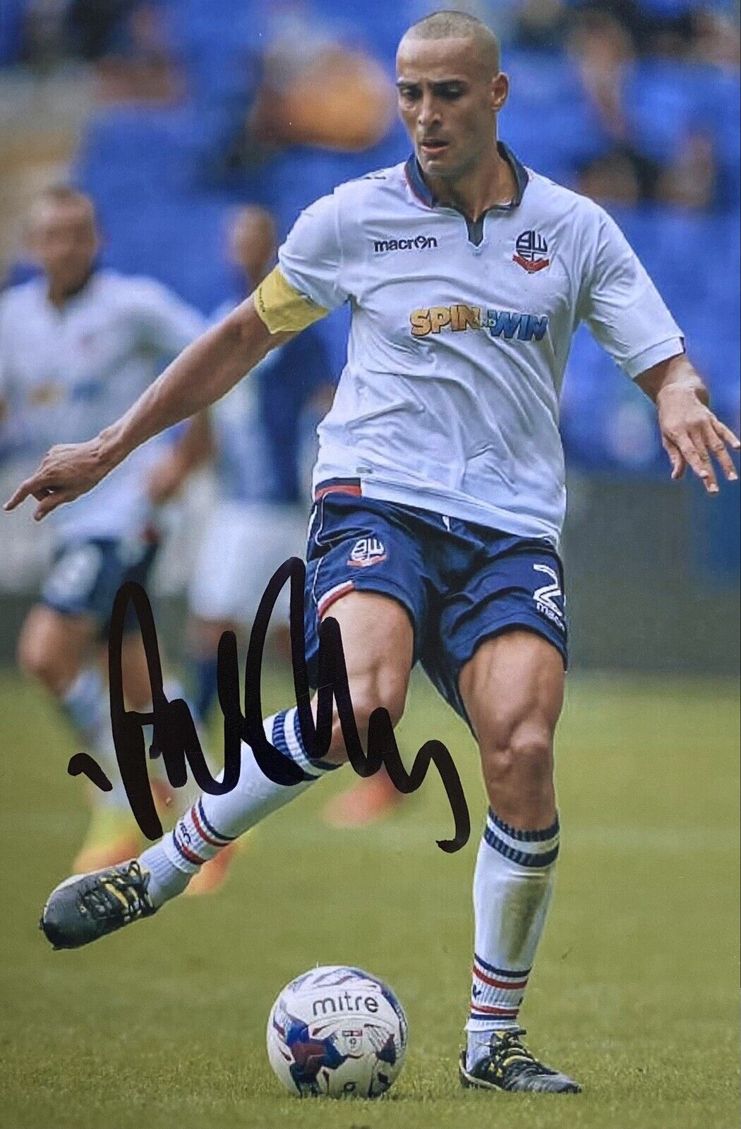 Darren Pratley Genuine Hand Signed Bolton Wanderers 6X4 Photo Poster painting