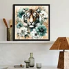 Diamond Painting-DIY Full Round Drill Tiger（40*40CM）