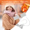 USB Heating Film Electric Foot Warmer 5V Graphene Heated Mat Foldable for Winter