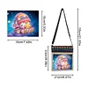 Vintage-Inspired 5D DIY Diamond Painting Waterproof Adjustable Strap Shoulder Cross Bag Kit(Star Gnome)