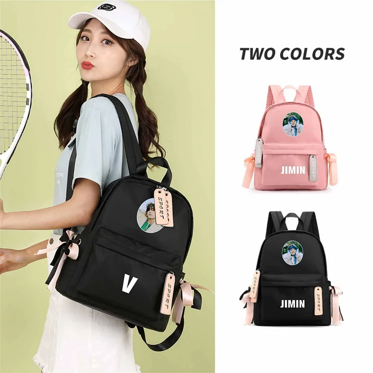 BT21 Black backpack BTS Jungkook V Jin Jimin kpop concert Suga