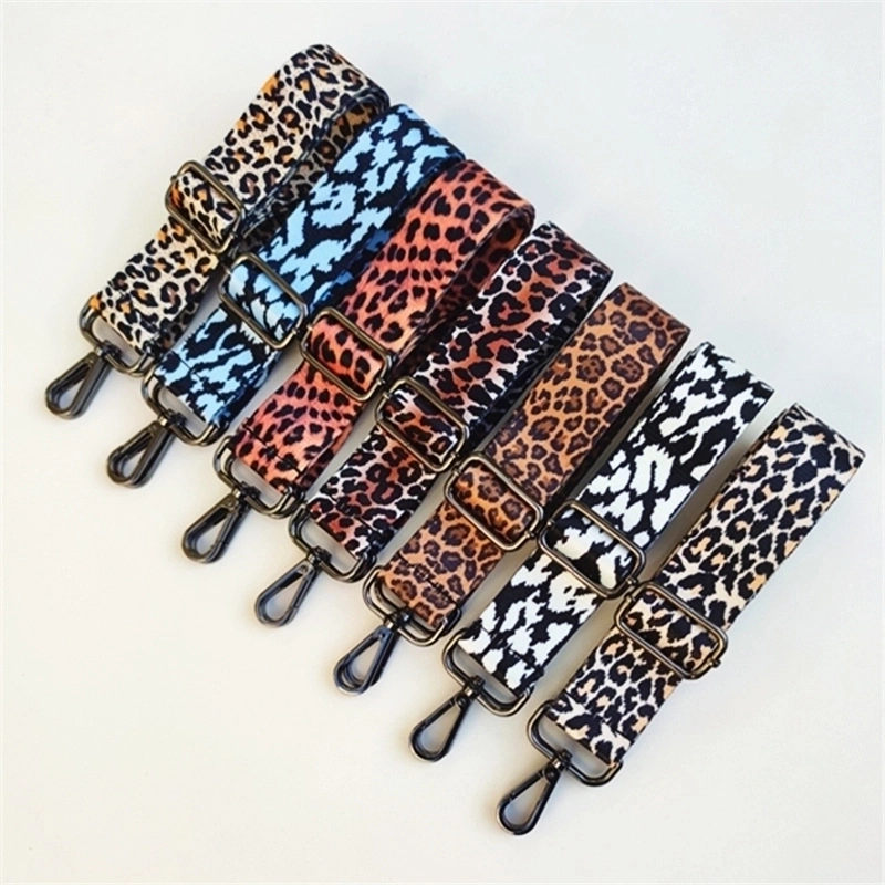 New Leopard Print Wide Shoulder Luggage Accessories Strap