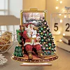 Diamond Painting Wooden Santa Tabletop Ornaments Kit for Table Office Decor