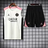 2025/2026 Psg Paris Pre-Match Training White Pink Vest+Shorts Football1:1 Thai Quality