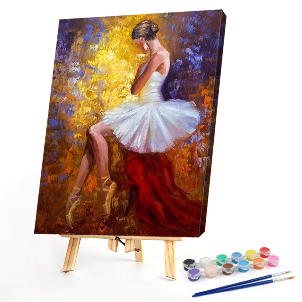 

40*50CM - Paint By Numbers - Ballet Girl, 501 Original