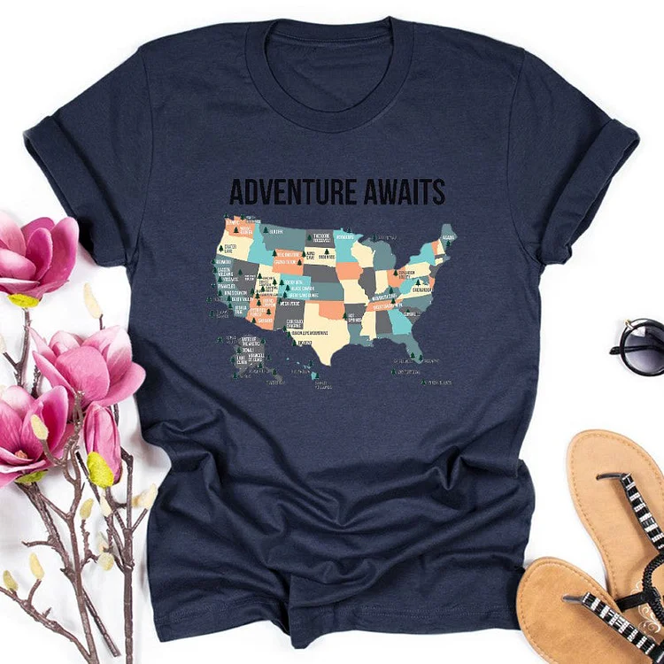 Lists all 59 National Parks,vacation T-shirt -02882