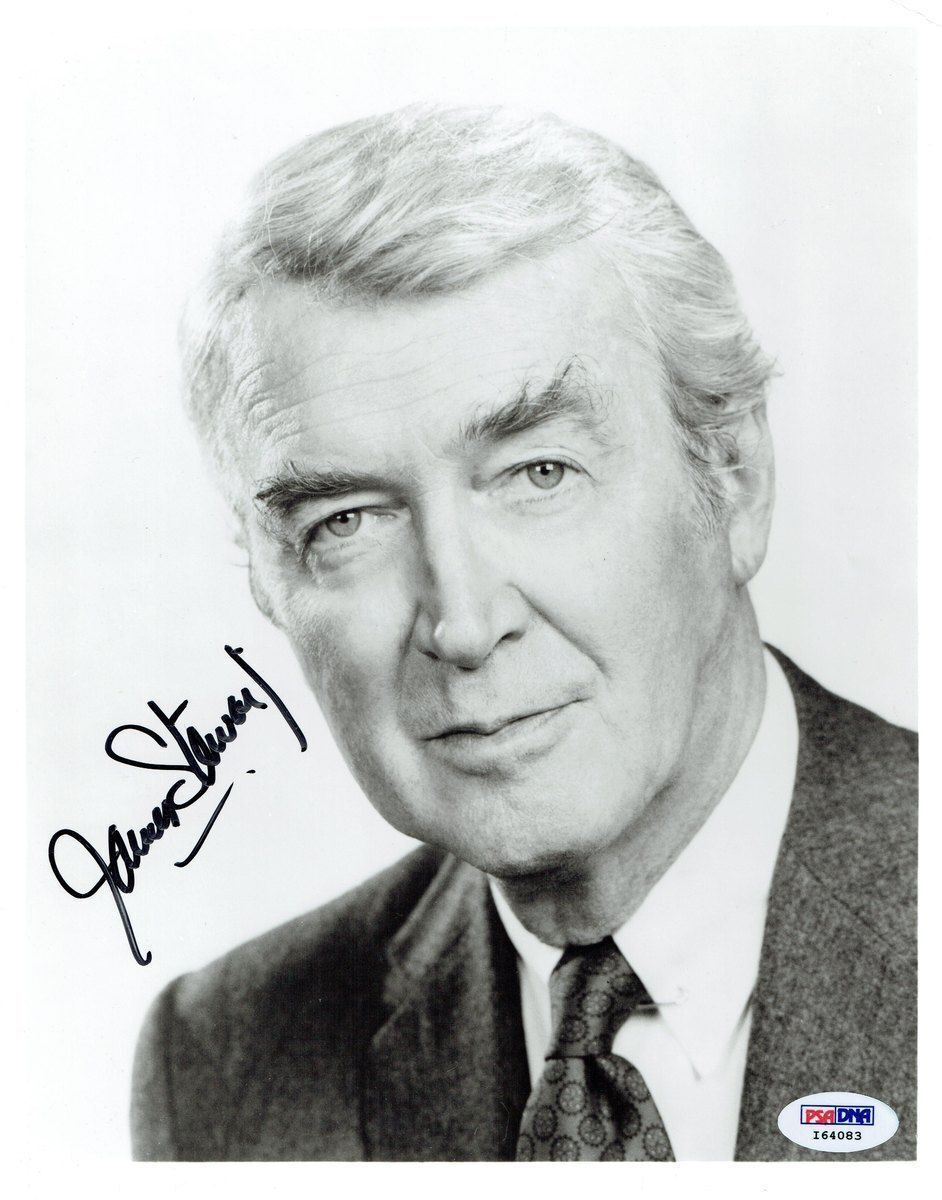 Jimmy Stewart Signed Authentic Autographed 8x10 Photo Poster painting PSA/DNA #I64083