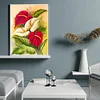 Diamond Painting -DIY Full Square Drill Red White Flower(50*40 CM)