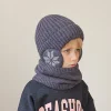 Ensemble bonnet et &eacute;charpe chauds d'hiver pour enfants
