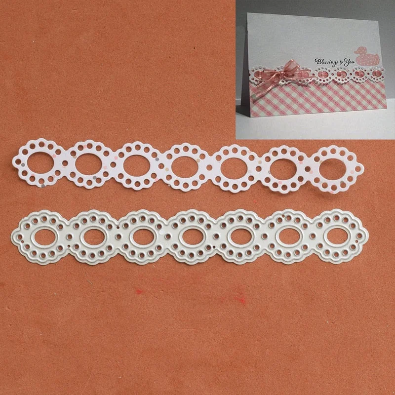 Lace wave Metal Cutting Dies Paper Cut Card Making Template for DIY Scrapbooking Decorative Craft Mold stamp and dies