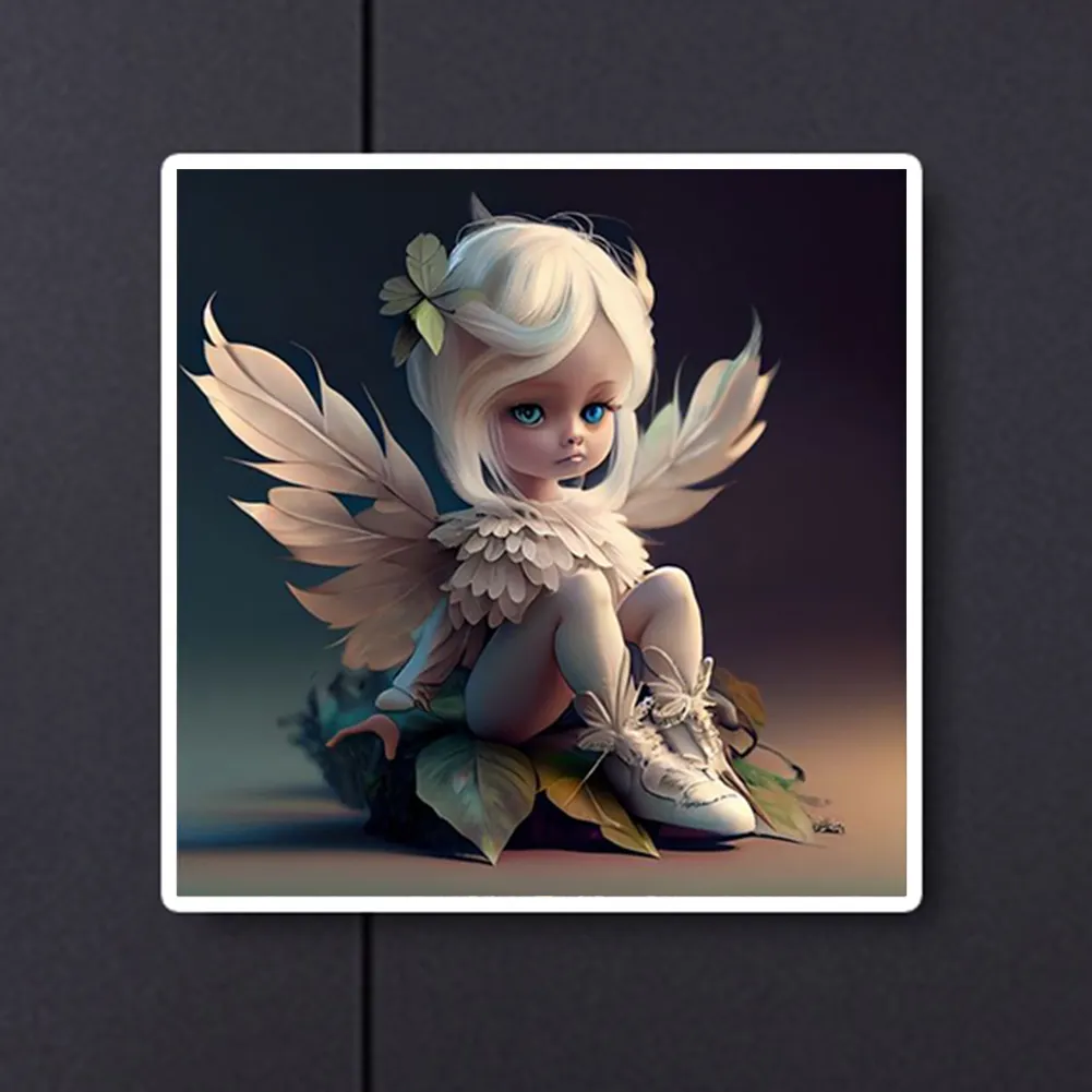 Full Round Diamond Painting 50*50cm - Little Girl With Wings