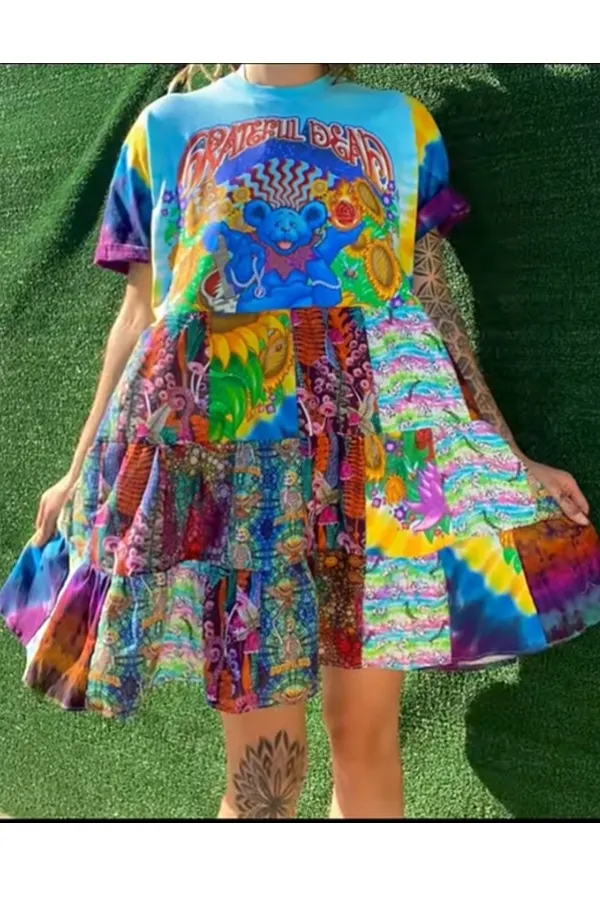 Grateful Dead Upcycled Tee