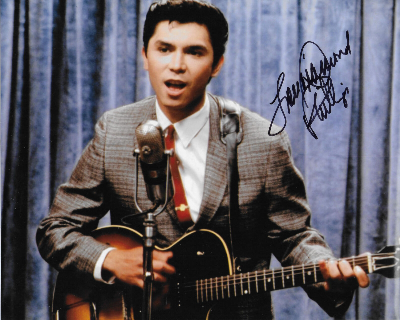 Lou Diamond Phillips Original In Person Autographed 8X10 Photo Poster painting - La Bamba