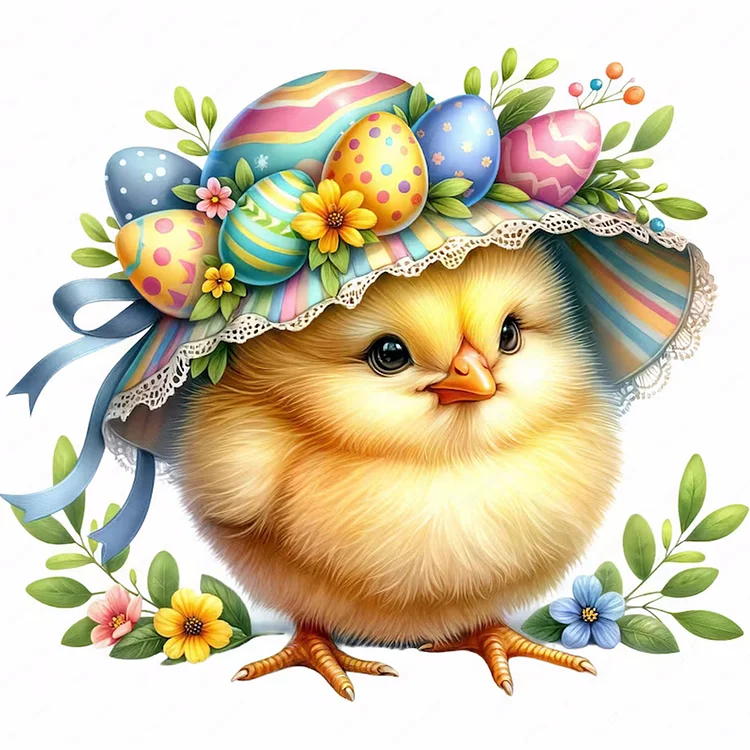 Full Round Drill Diamond Painting -Easter Chick - 30*30cm