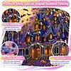 Kit de peinture en diamant &agrave; cadre de cottage d&rsquo;Halloween 25x25cm