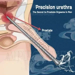 pornhint Pornhint Male Dilator Stainless Steel Urethra Peni Plug Dilator Detector