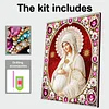 Framed Diamond Painting - Special Shaped - Our Lady (30x40cm)
