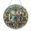 (US Local)(Upgrade Size)DIY Double Sided Effect Diamond Painting Hanging Pendant Kit (Sewing Machine)