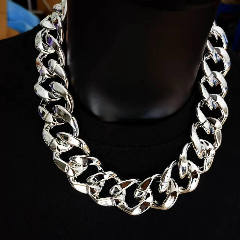 5 Pieces Exaggerated Solid Color Ccb Necklace