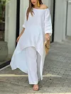 Solid Color Two-Piece Set