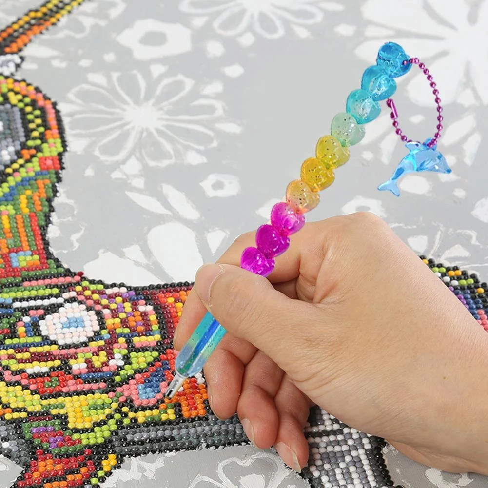 5D Diamond Painting DIY Embroidery Point Drill Pen (With Pendant)