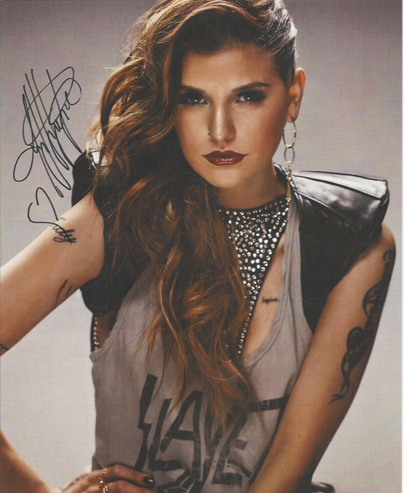 Juliet Simms signed Photo Poster painting