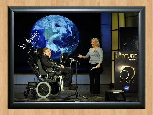 Stephen Hawking Steve  Signed Autographed Photo Poster painting Poster Print Memorabilia A4 Size