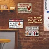 6pcs -  Chicken  - Vintage Metal Signs(8*12Inch) - Chicken