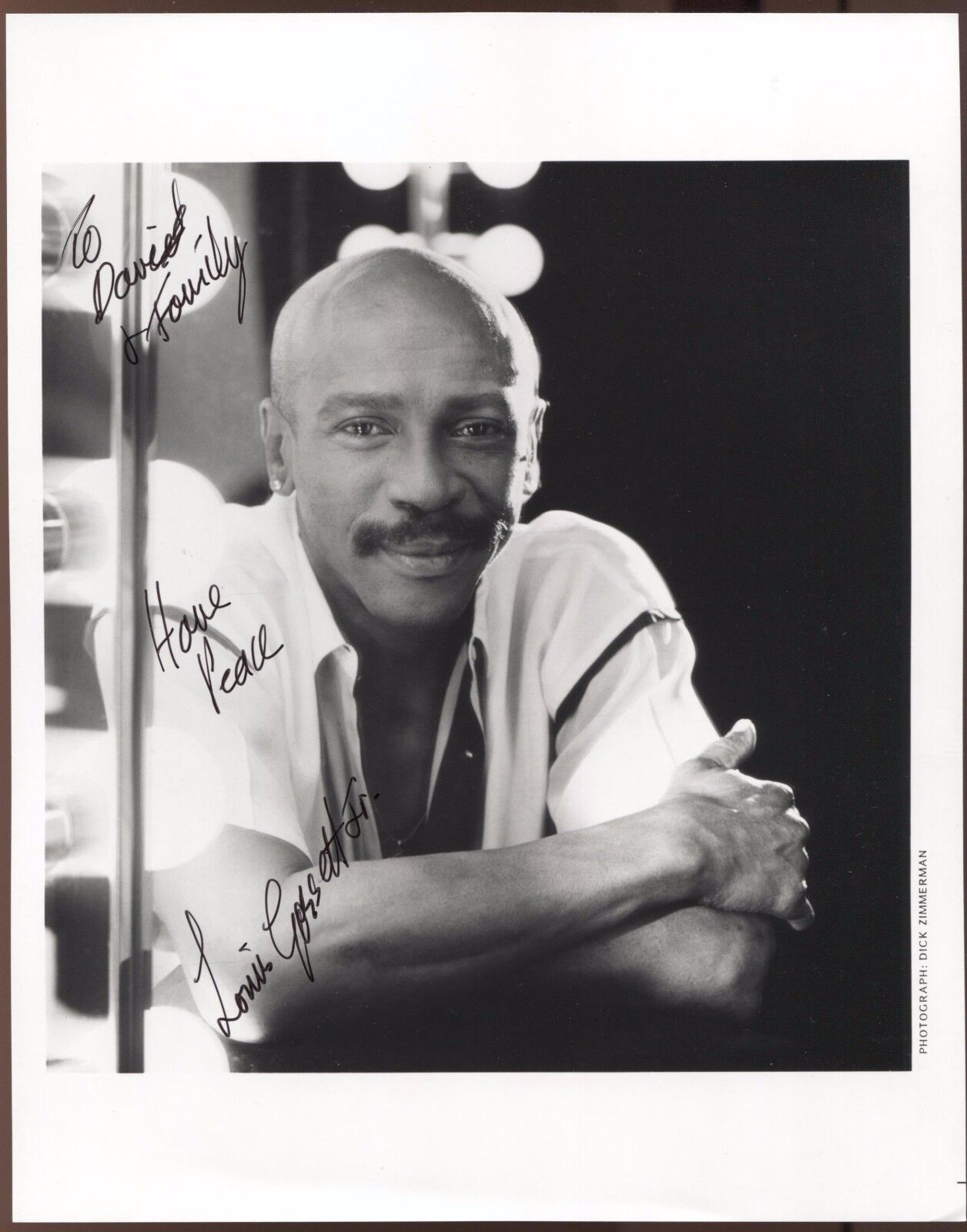 Louis Gossett Jr. Signed 8x10 Photo Poster painting Autographed Vintage AUTO