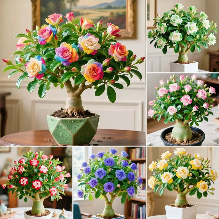 🇺🇸 Celebrate America’s 250th – Red, White & Blue Desert Rose (Adenium) Seedlings