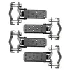 1 Pair Motorcycle Metal Footrests Pedals Rear Pedal Footrest Folding Footpegs